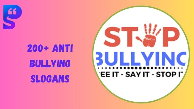 Anti Bullying Slogans