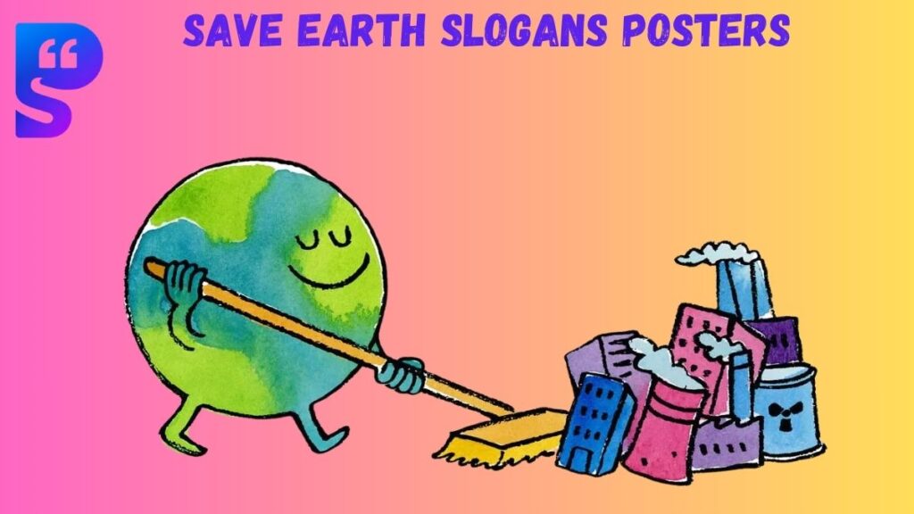 Save Earth Slogans Posters