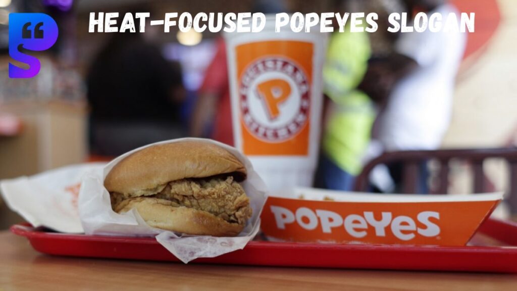 Heat-Focused Popeyes Slogan